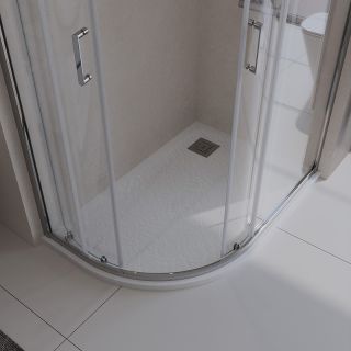 Душевой поддон из искусственного камня BelBagno Uno 120x90 R TRAY-MR-UNO-RH-120/90-550-35-W-R-CR Белый